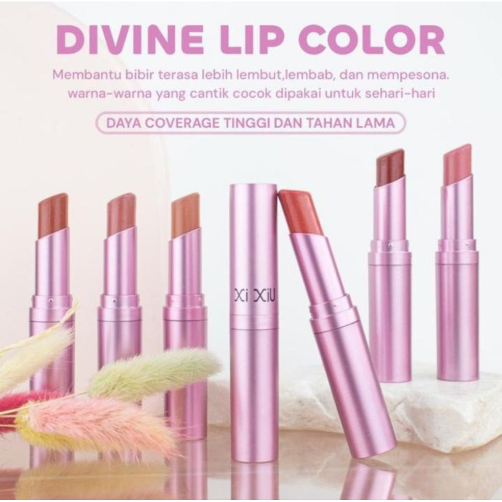 XI XIU DIVANE LIP COLOR LIPSTICK || LIPSTIK XI XIU