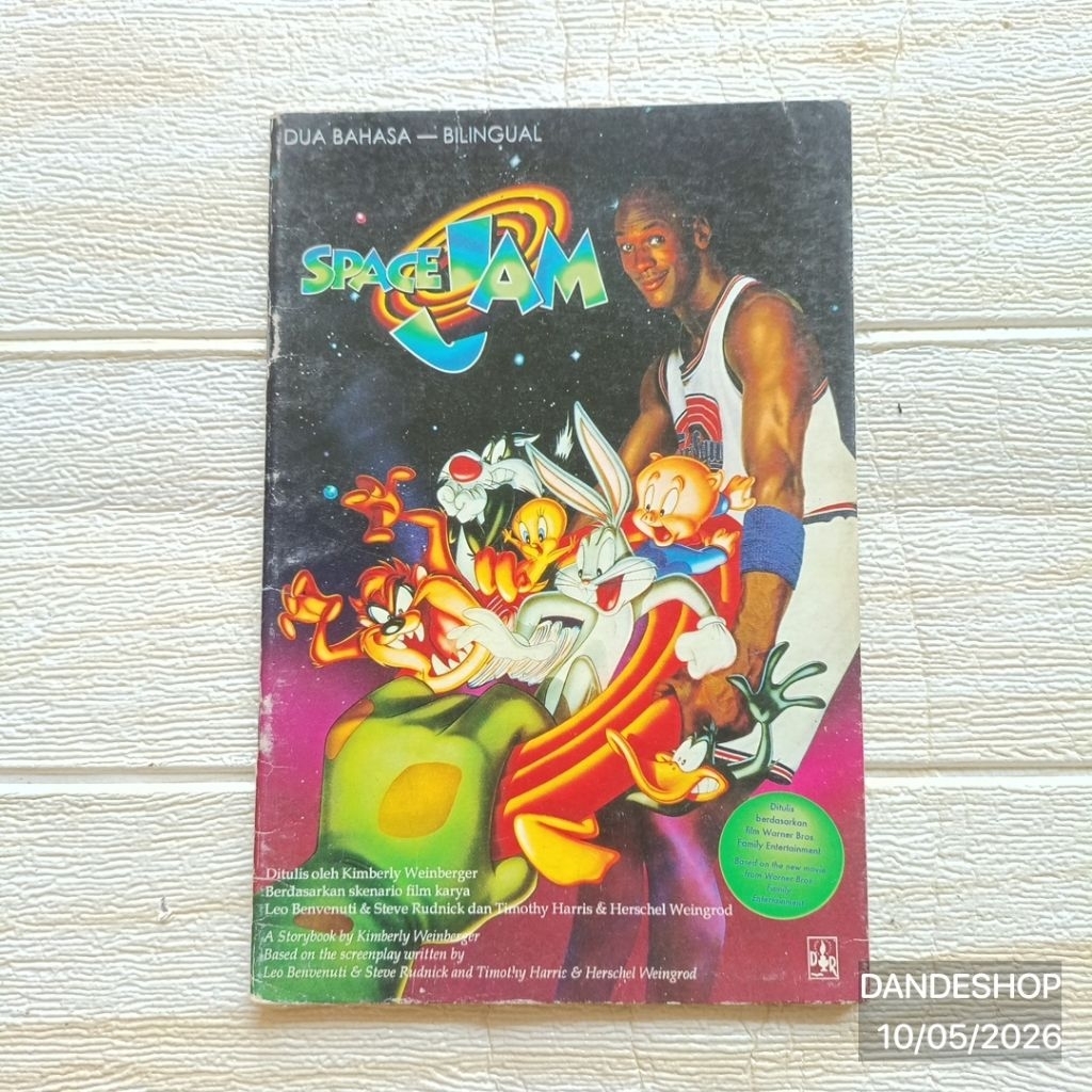 SPACE JAM - Looney Tunes - Buku Cerita Anak Bekas Preloved