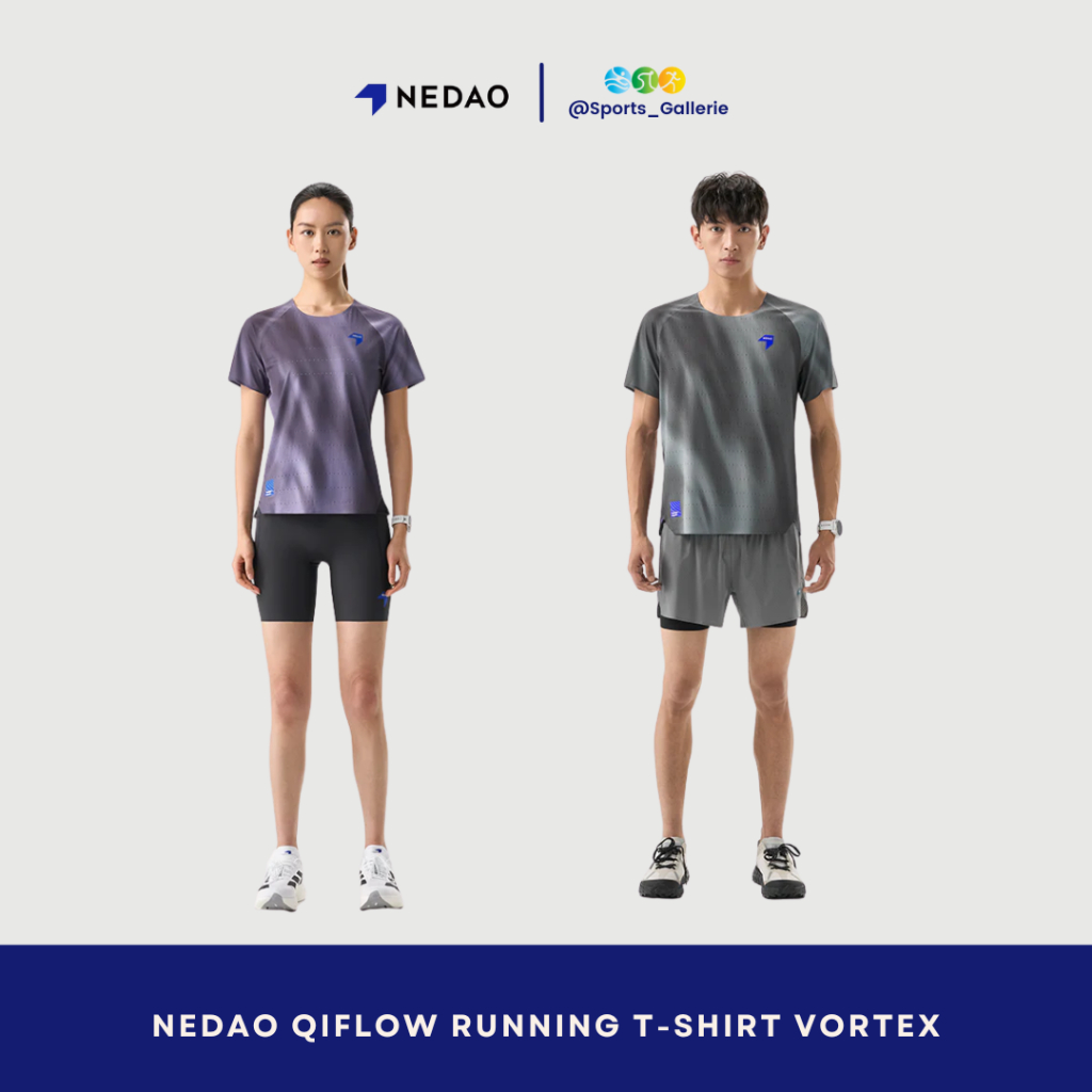 NEDAO QiFlow Running Tshirt VORTEX