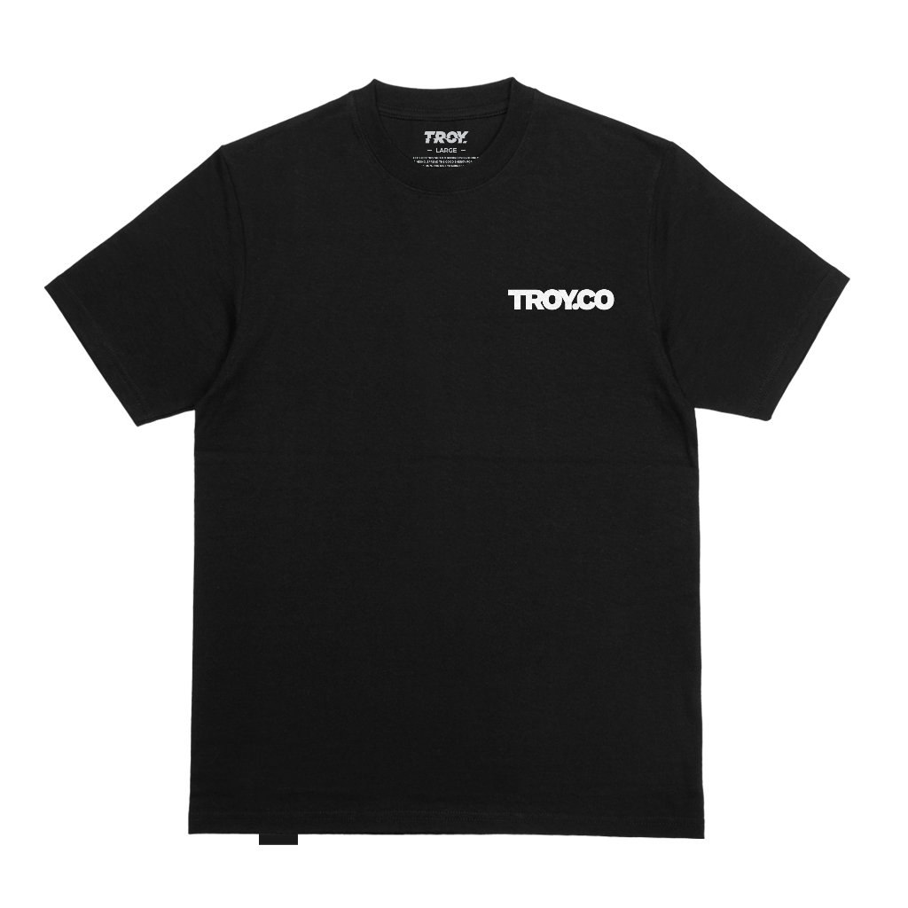 TROY COMPANY Kaos Pria Lengan Pendek - Blur TXT Tshirt MTD 2765
