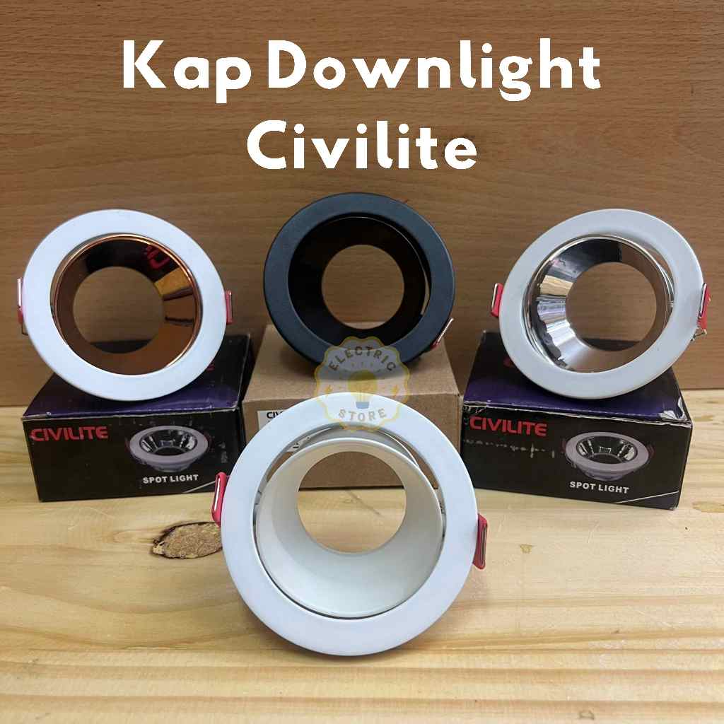 Kap Lampu MR16 Civilite Adjustable // Kap Lampu Halogen MR16 Civilite Adjustable