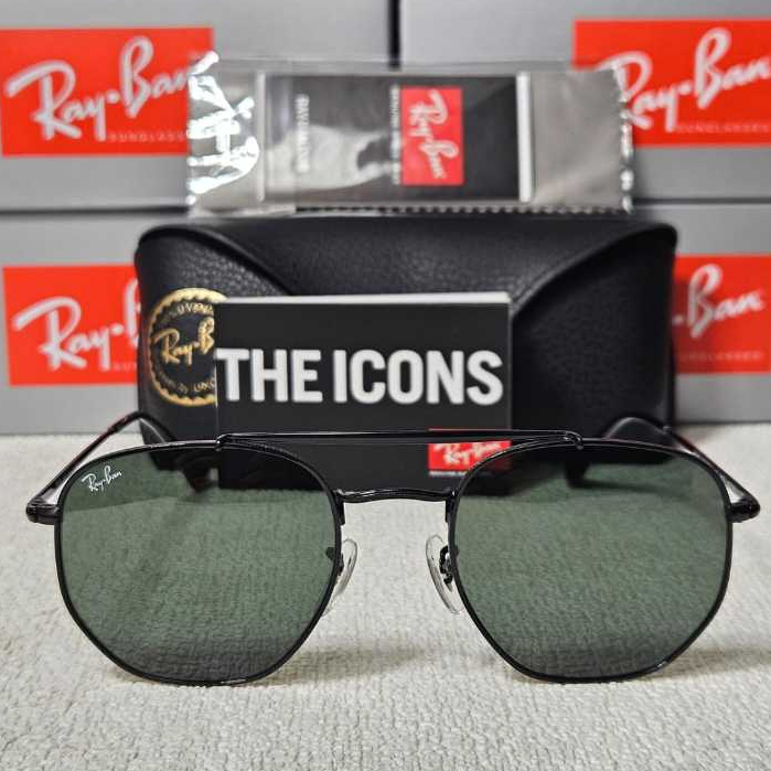 Kacamata Rayban The MARSHAL RB3648 OO2 Black Lens Green Original