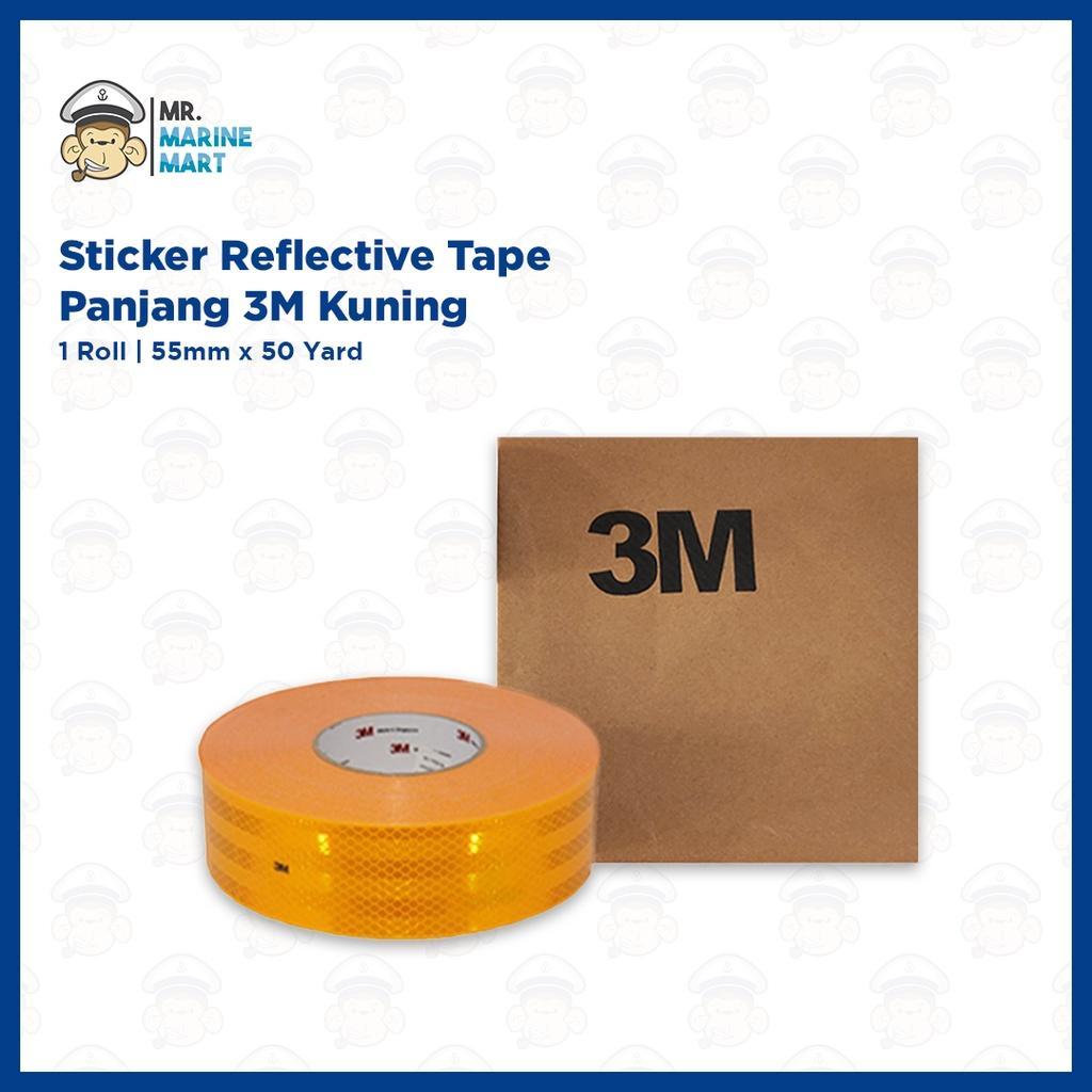 Sticker Reflective Tape 3M Sticker Reflektor 3M Kuning