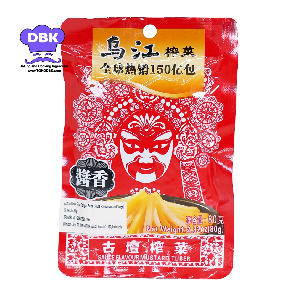 Wu Jiang Acar Sayur Asin Mustard WuJiang Iris 80gr umbi sawi zha cai