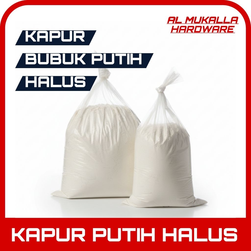 Kapur dempul Kapur Bubuk Putih Halus Serbaguna - Kapur Dempul Plamir Tembok