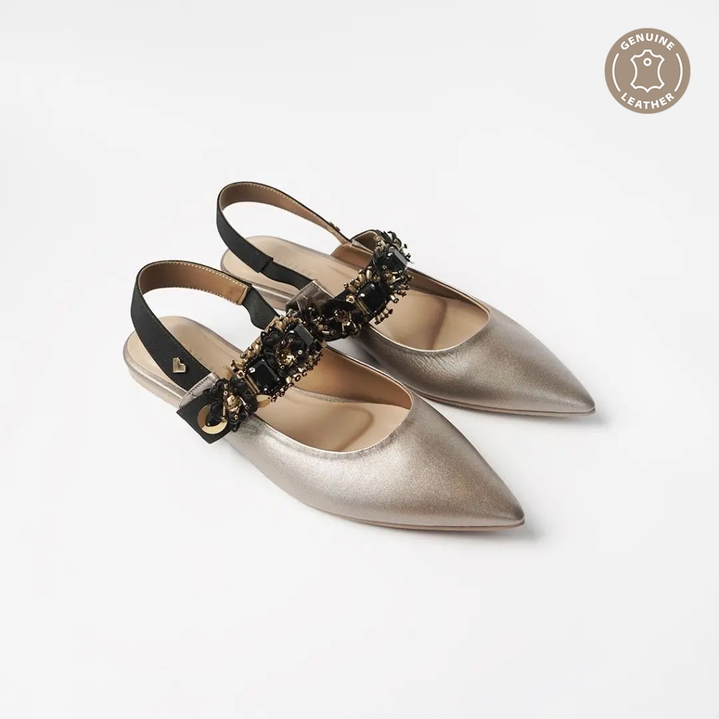 PVRA Sandal Wanita Bella Bronze Black