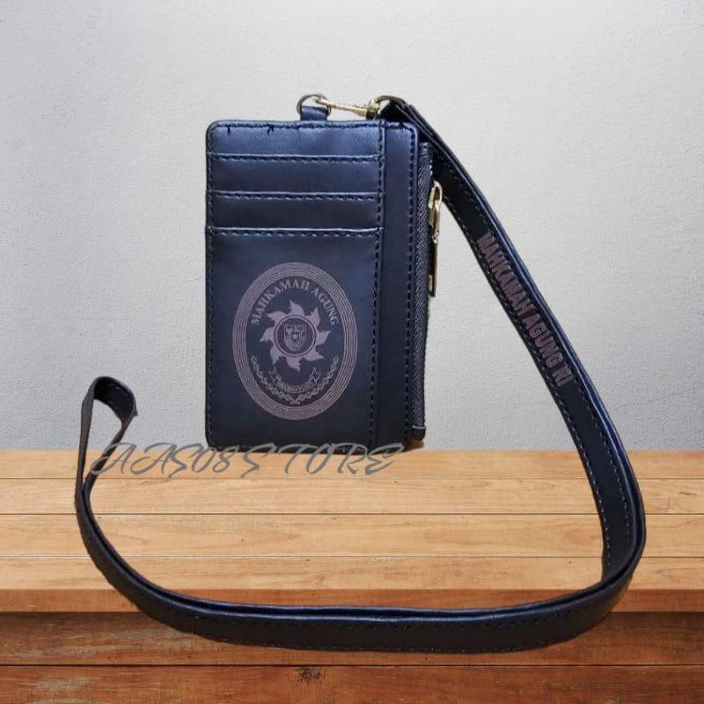 LANYARD KULIT  ID CARD HOLDER MAHKAMAH AGUNG RI