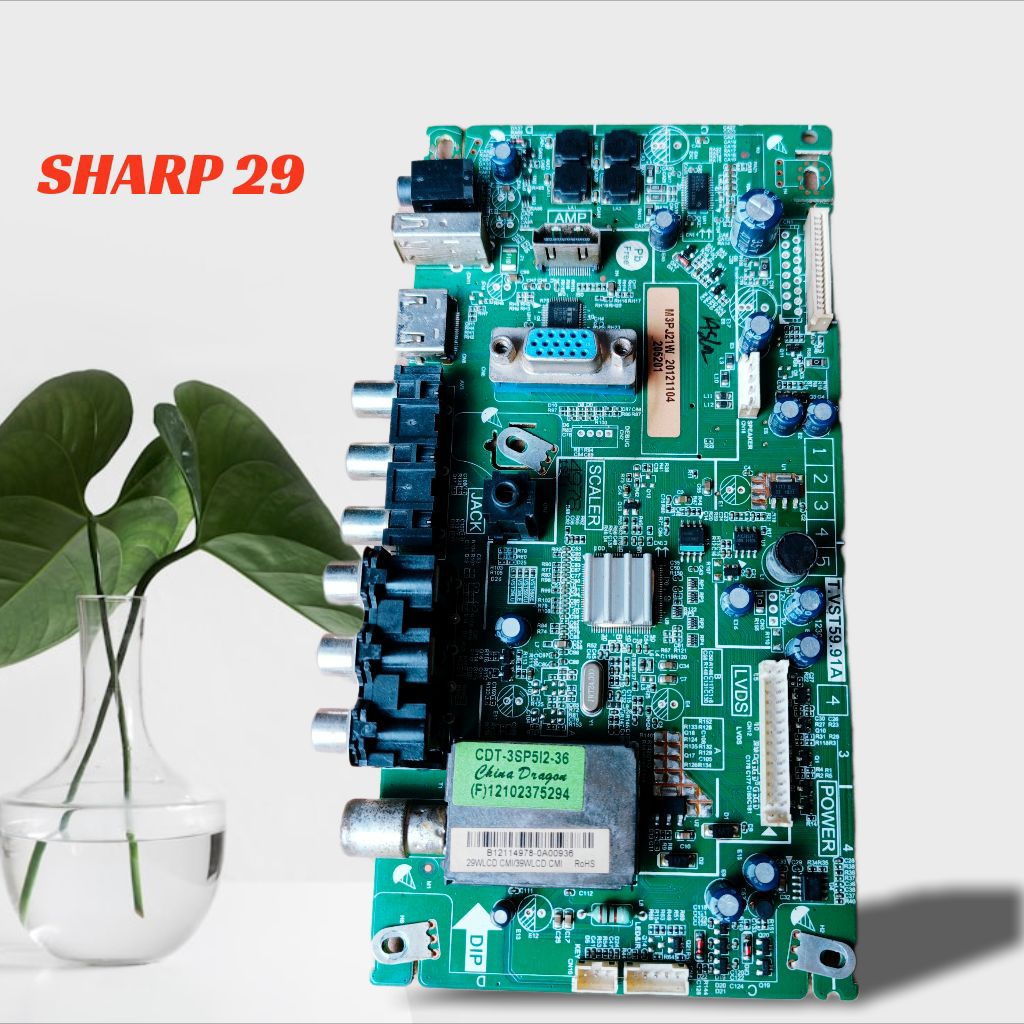 MAINBOARD TV SHARP LC-29LE440M H MB SHARP LC 29LE440M - MOBO TV SHARP LC-29LE440M - MOTHERBOARD TV S
