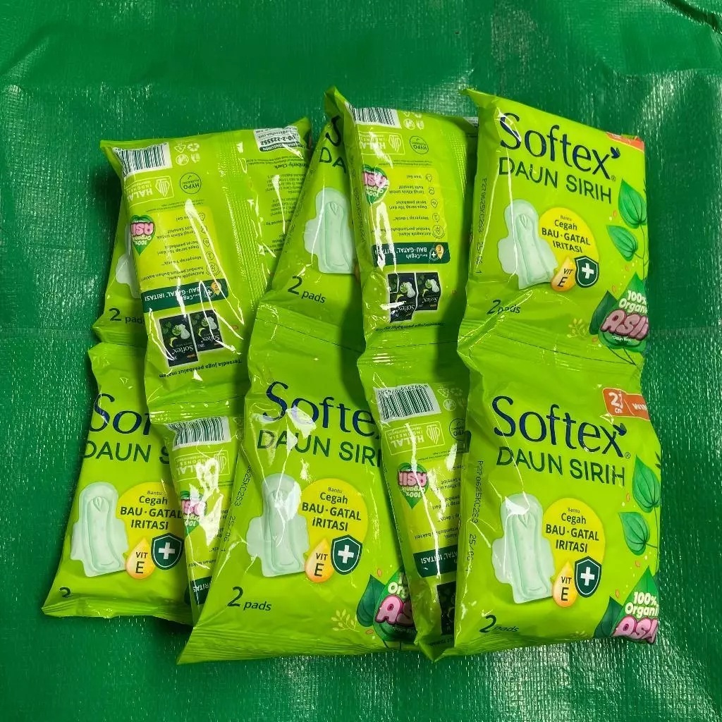 SOFTEX DAUN SIRIH NON WING 23CM RENCENG