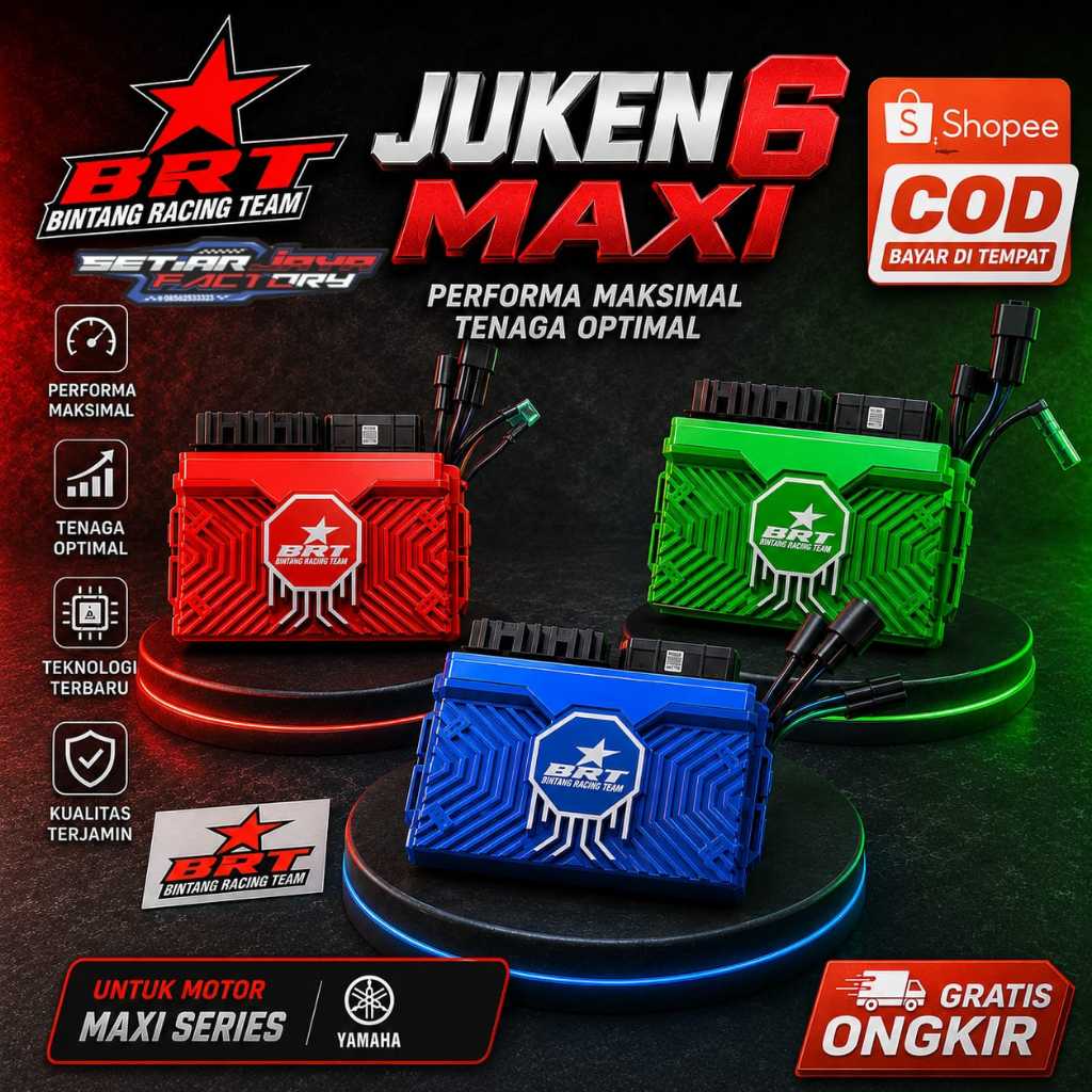 Ecu Juken 6 BRT Nmax Aerox Lexi Original BRT