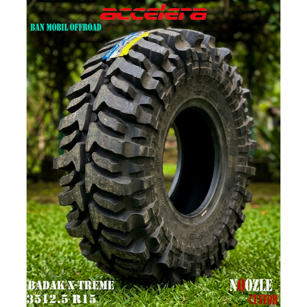 Ban Mobil Offroad Ban 35 12.5 R15 Ban Ring 15 Badak Xtreme Ukuran 35 R15 Ban Luar Tubles Berkualitas