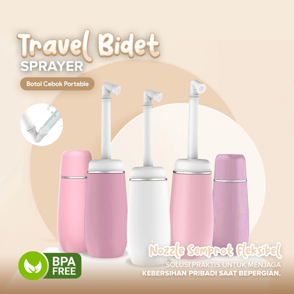 Travel Bidet Sprayer | Botol Cebok Portable | Semprotan Cebok Toilet Portable