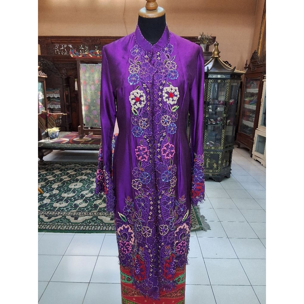 Kebaya Payet Sulam/Kebaya Krancang/Kebaya Ungu/Kebaya Payet/Kebaya Modern
