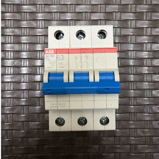 MCB 3 Phase ABB Original PLN 63 Ampere