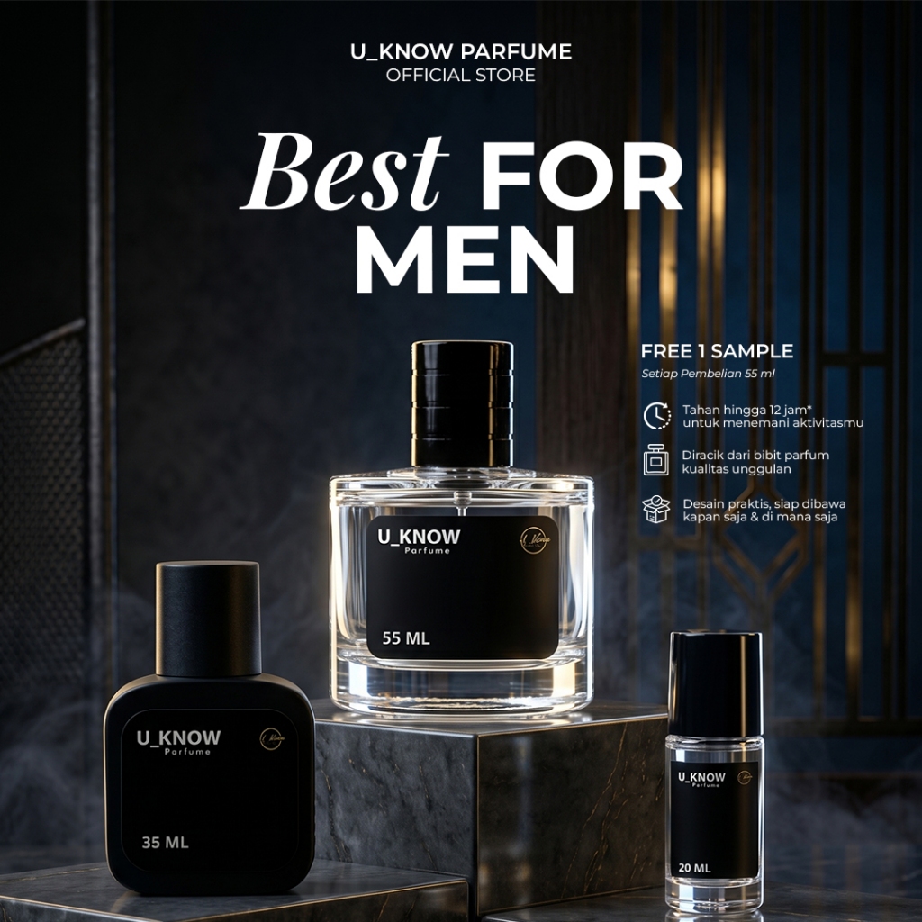 U_Know Parfume - Best Seller Parfume Pria Wangi Fresh Sporty
