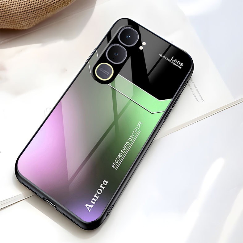 CL Softcase Glass For Vivo Y21D - Case Glass Vivo Y21D - Casing Kaca Y21D Terbaru - Casing Murah Viv