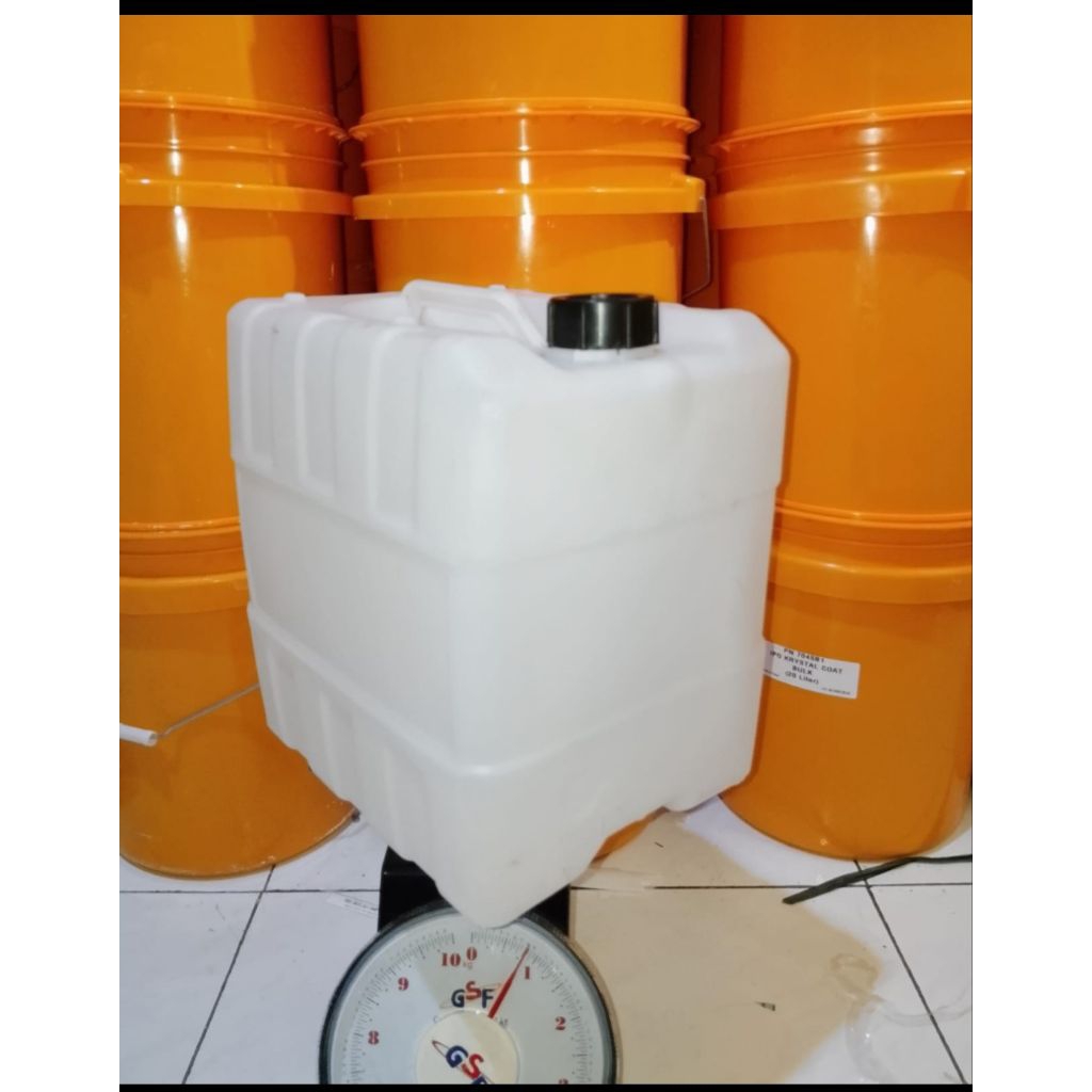 jerigen 18 L,HDPE bekas satu kali pakai