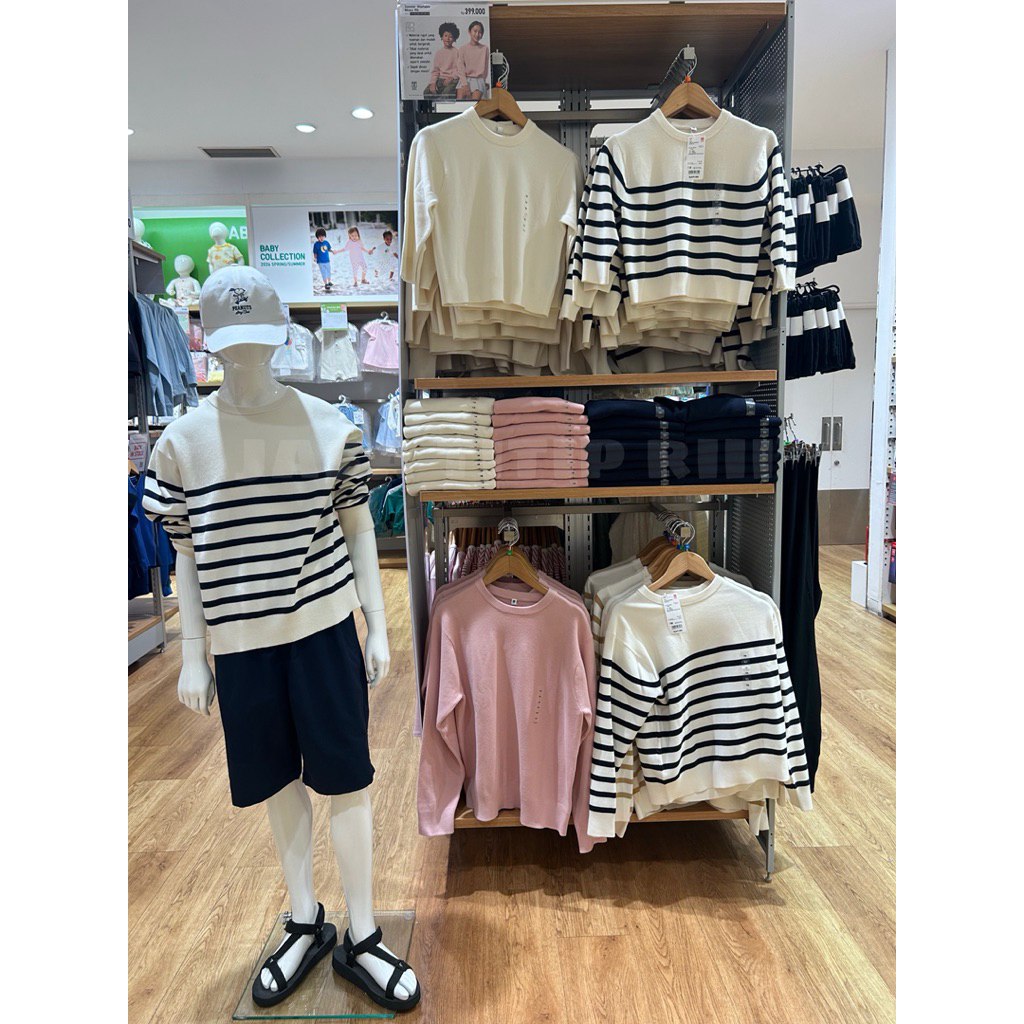 Sweater Washable Milano Rib KIDS UNIQLO