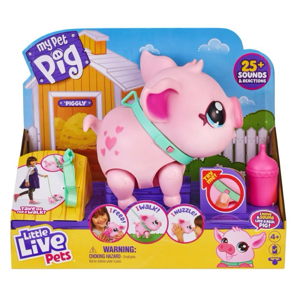 [ NEW ] Little Live Pets My Pet Pig S1 Single Pack (Piggly)
