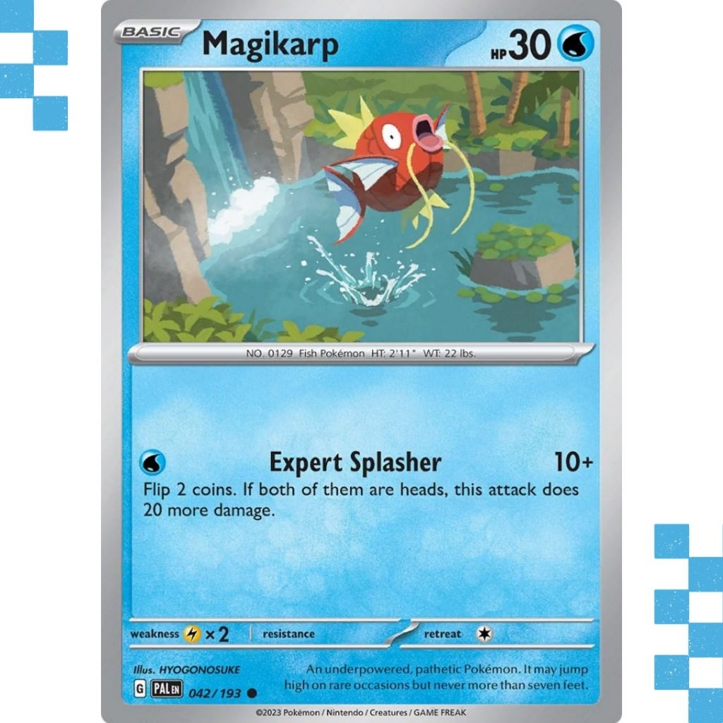 Kartu Pokemon Magikarp 042/193 Common English Paldea Evolved