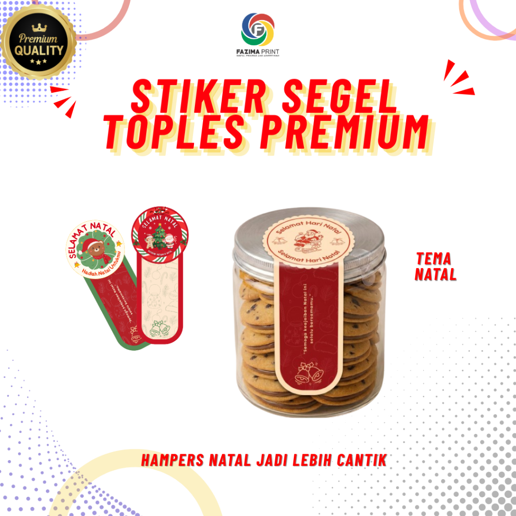STIKER SEGEL NATAL | STICKER SEGEL TOPLES | STIKER SEGEL CUSTOM