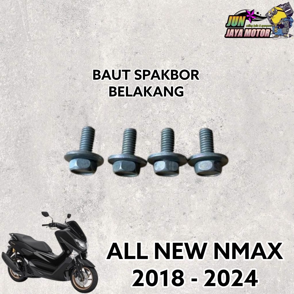 BAUT FULLSET BODY SPAKBOR BELAKANG YAMAHA ALL NEW NMAX 2018 - 2024