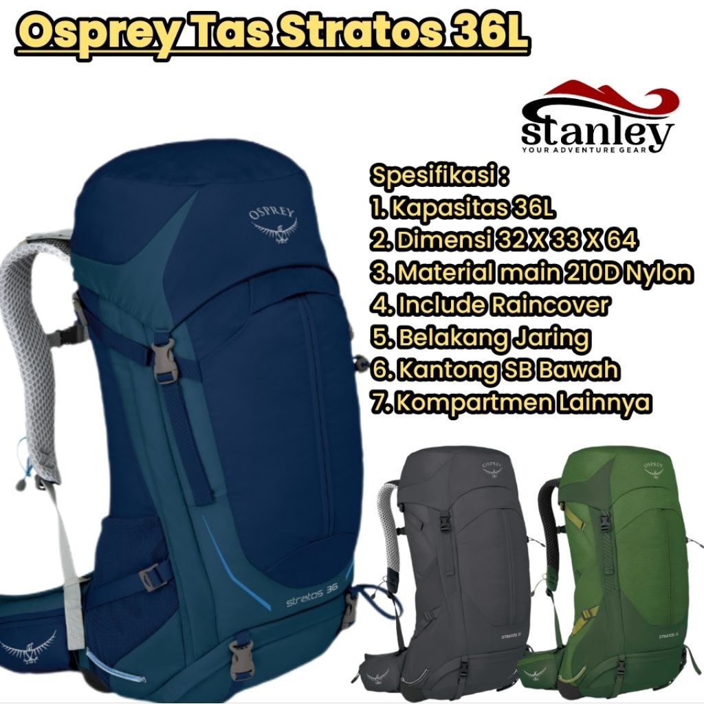 Osprey Tas Stratos 36L Import