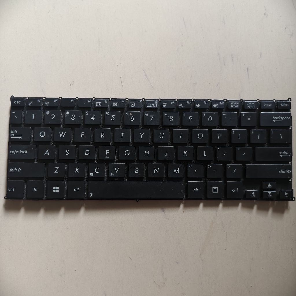 Keyboard Laptop Notebook Asus X201E cabutan normal tested mulus no minus no ghost touch siap rakit