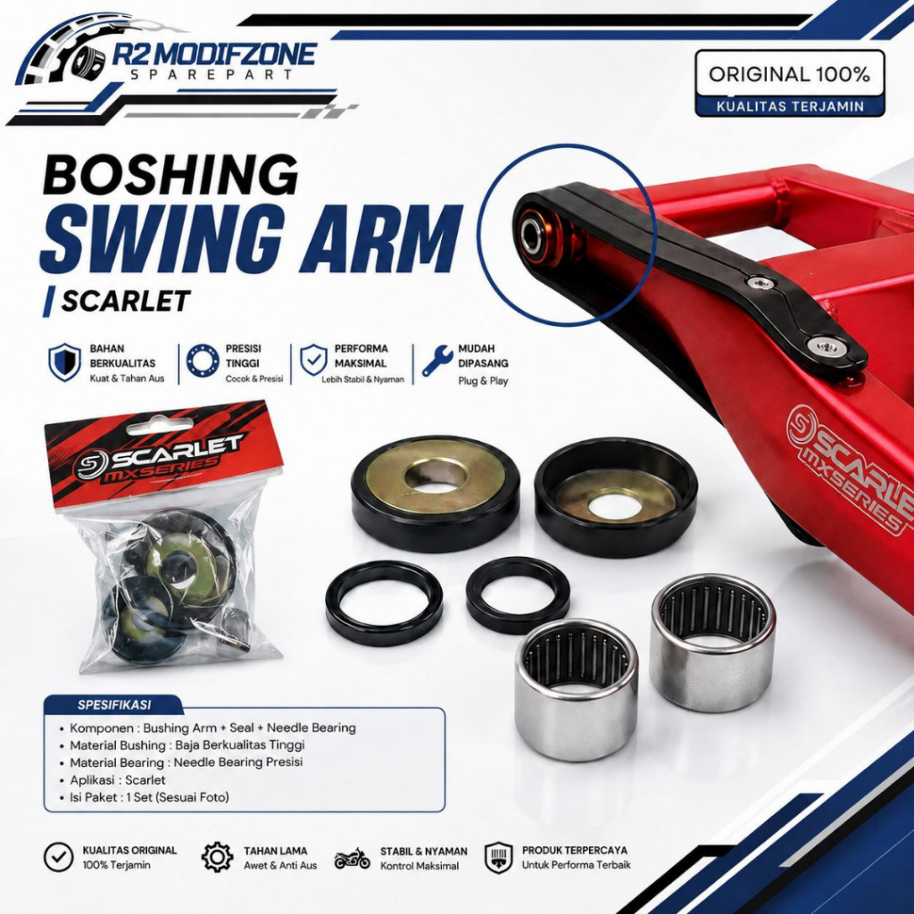 Boshing Swing Arm CRF‑150 "Original Scarlet"