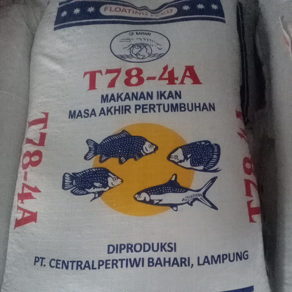 PAKAN IKAN APUNG T78 3A 4A MASA PERTUMBUHAN