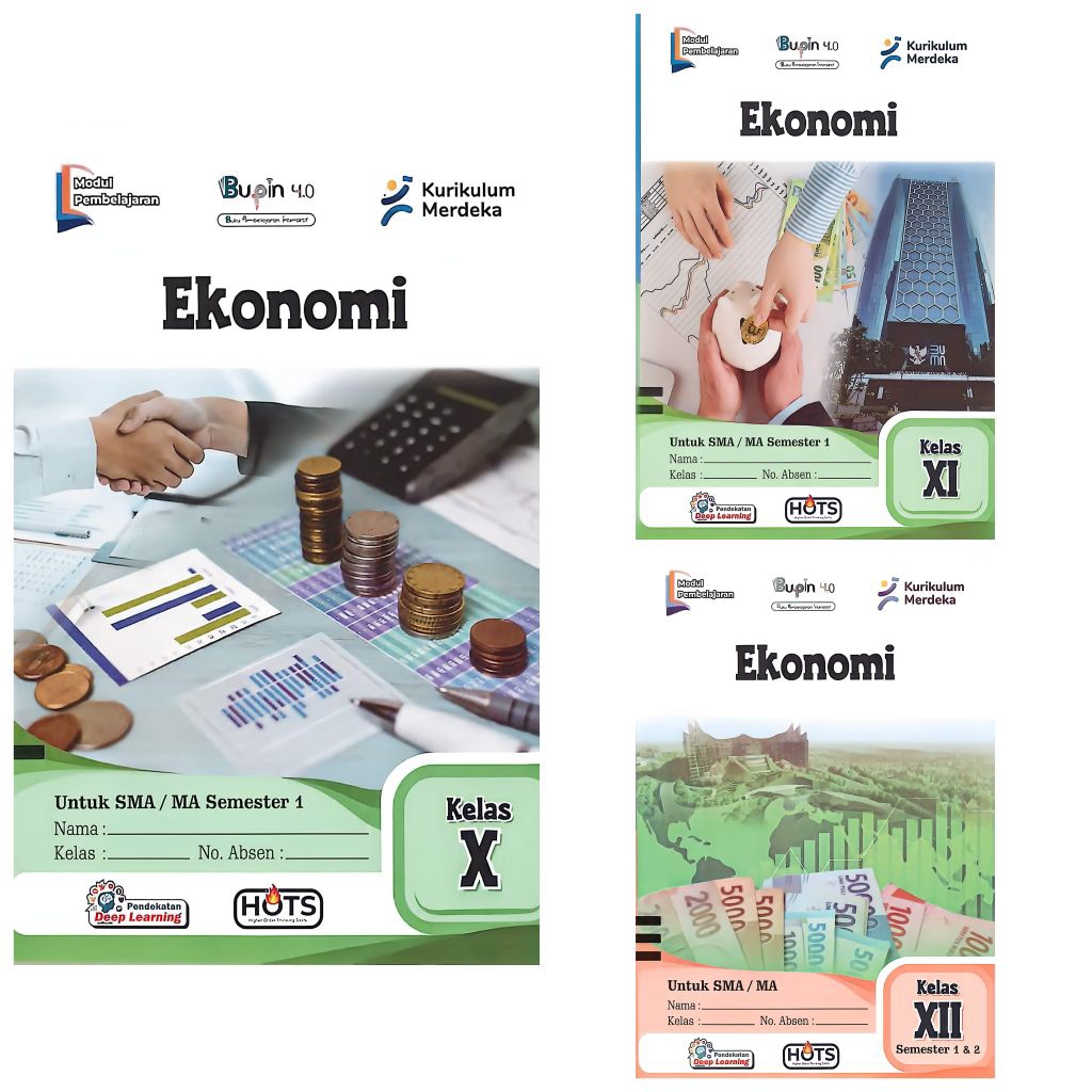 LKS SMA MA EKONOMI KELAS 10 11 SEMESTER 1 KELAS 12 SEMESTER 1 & 2 KURIKULUM MERDEKA TA. 26/27 | BP