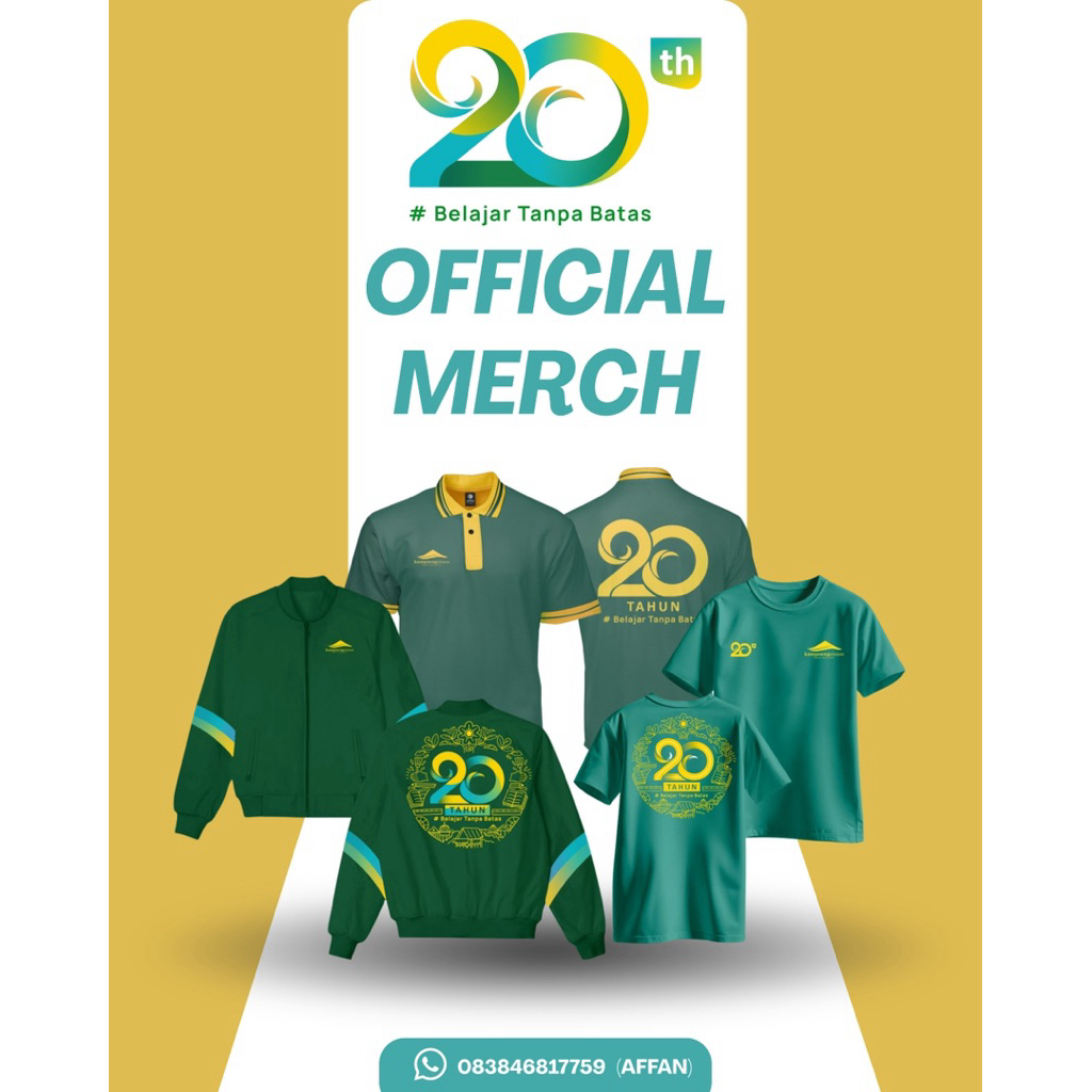 ‼️KHUSUS PENGIRIMAN OFFICIAL MERCH 2 DEKADE KAMPOENG SINAOE‼️