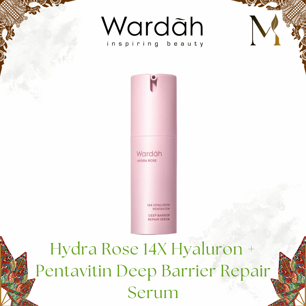 WARDAH Hydra Rose 14X Hyaluronic Pentavitin Deep Barrier Repair Serum
