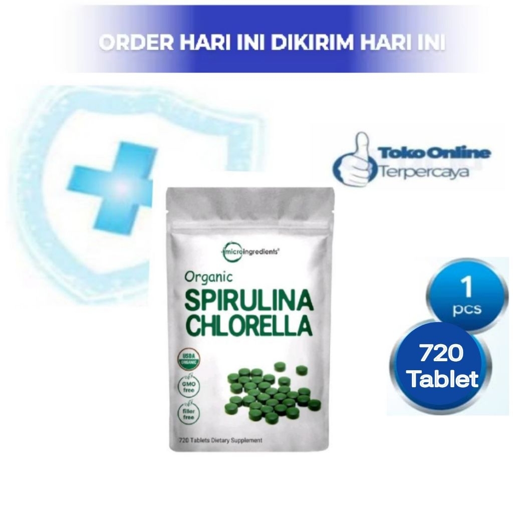Microingredients spirulina organic chlorella original