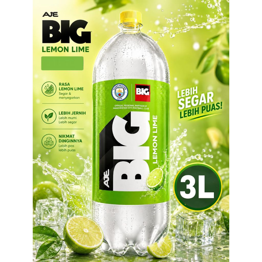 BIG COLA LEMON 3L / BIG LIME 3L | Exp. OKTOBER 2026