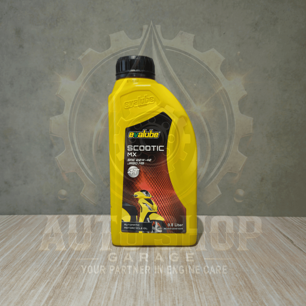 Evalube Scootic MX Matic 20w-40 0.8 Liter - Oli Motor Matic