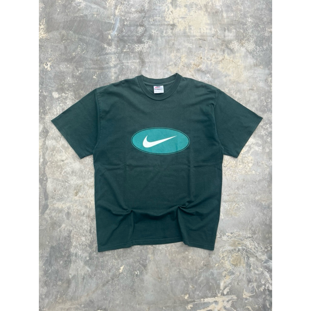kaos nike big swoosh vintage made in malaysia