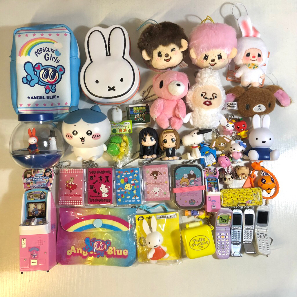 trinkets gotochi keychain strap snoopy pikmin gacha tamagotchi kobito shaker plate chiikawa moomin m