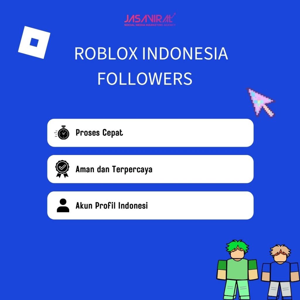 ROBLOX FOLLOWERS INDONESIAN QUALITY ACCOUNT 100%