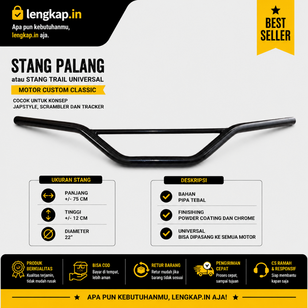 Stang Tracker Palang Stang Trail Stang Tracker Stang Motor Custom Japstyle