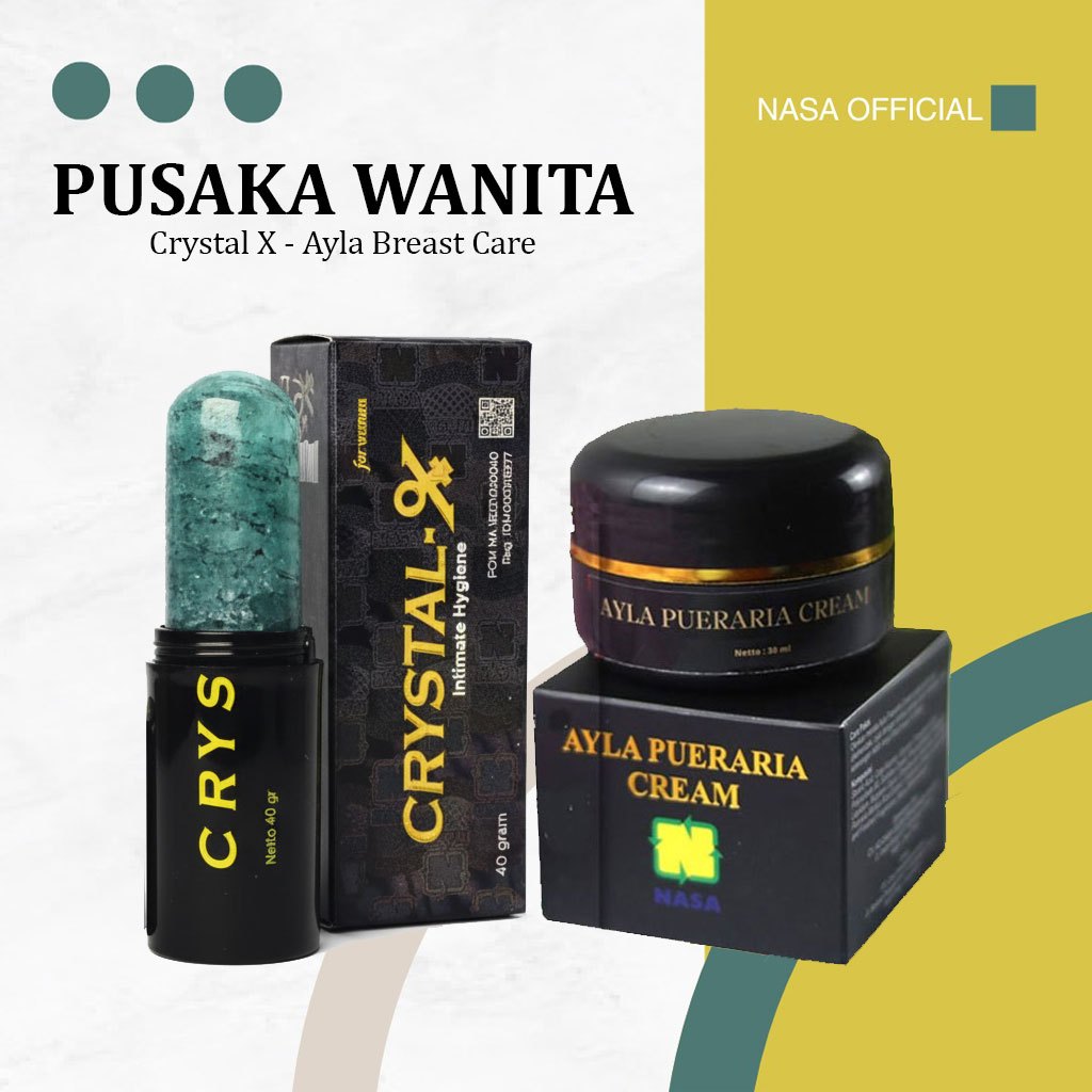 Crystal X Ayla Breast Care  Nasa Paket Perawatan Miss V dan Payudara