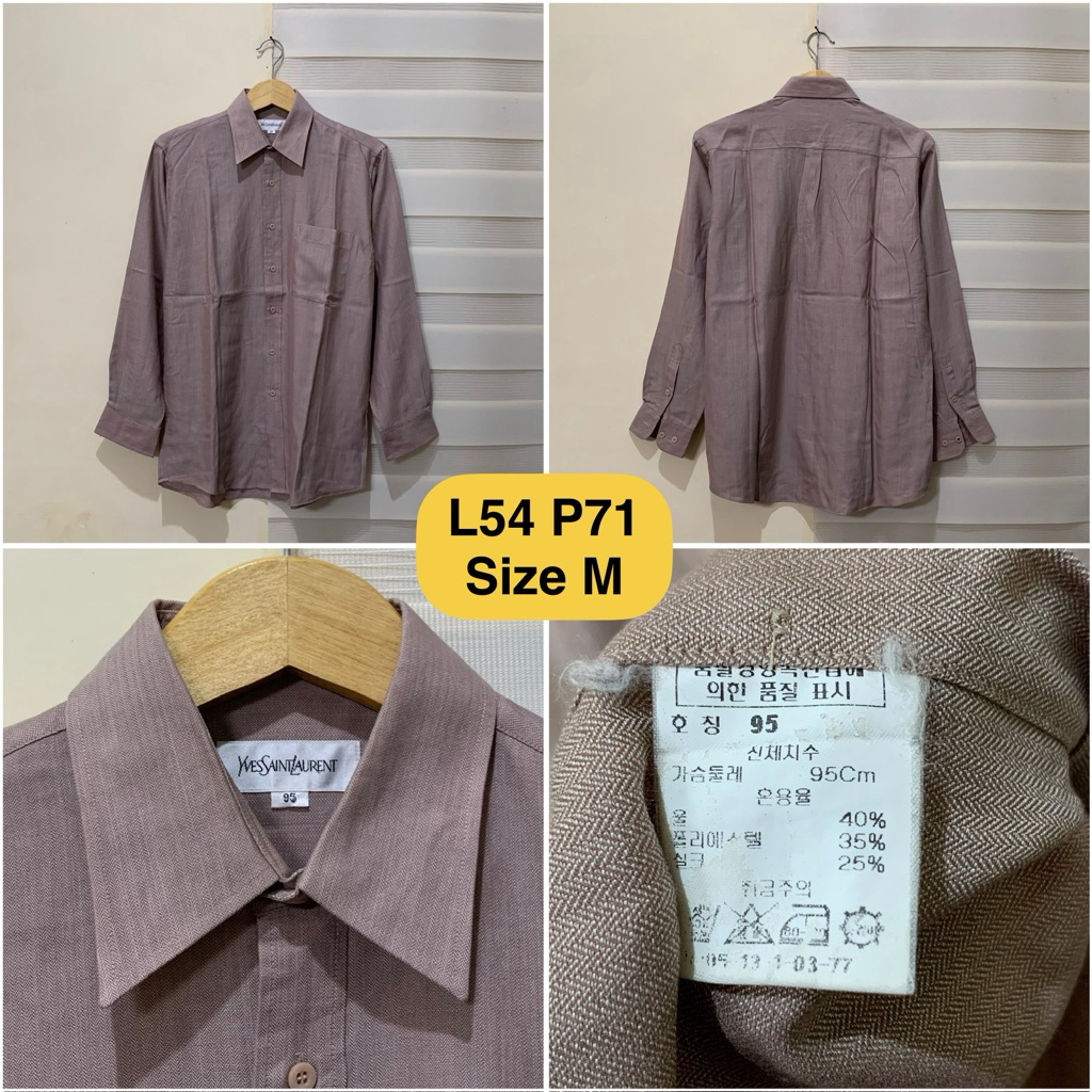 Kemeja Yves Saint Laurent YSL Original