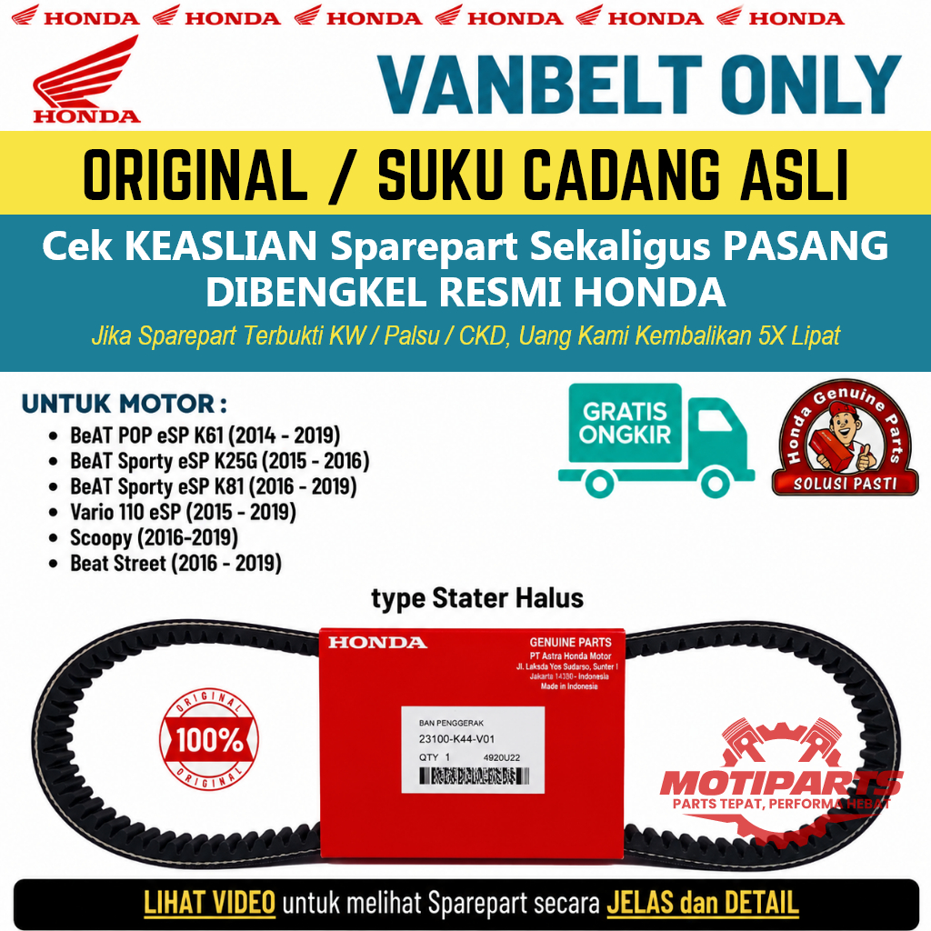 Vanbelt Beat Fi Esp Original , Vanbelt Beat Esp Original , Vanbelt Beat Street Original , Vanbelt Be