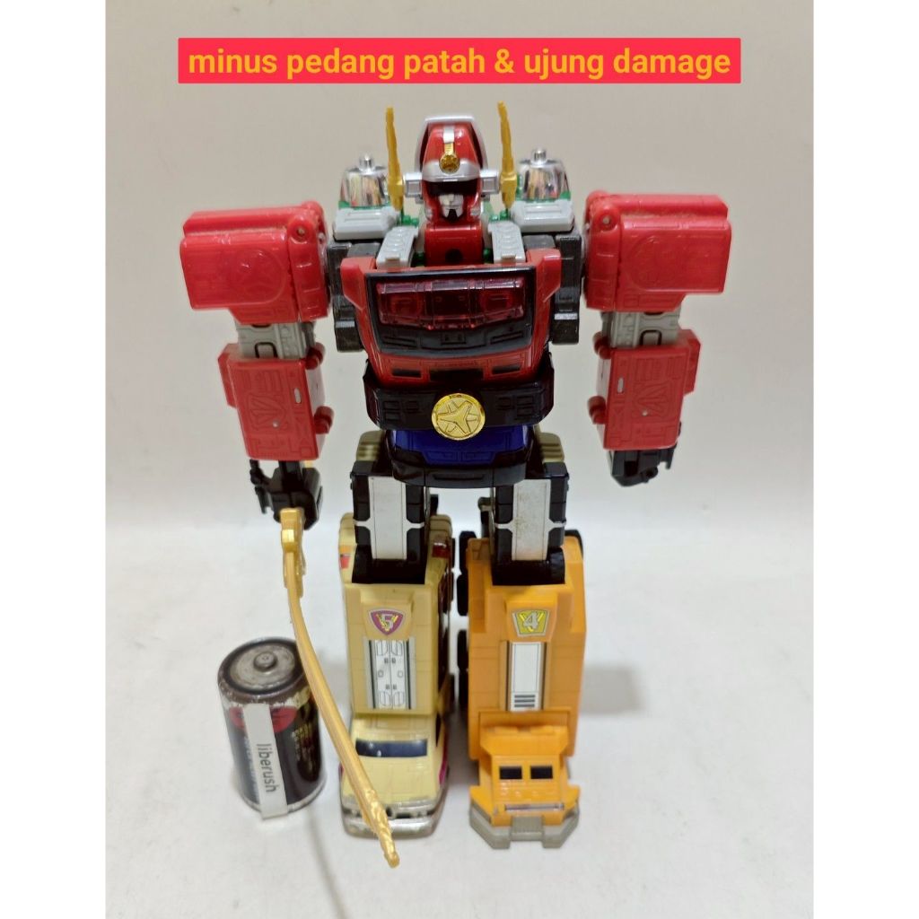 Vintage bandai DX victory robo kyukyu sentai gogofive go go five power rangers lightspeed deluxe meg