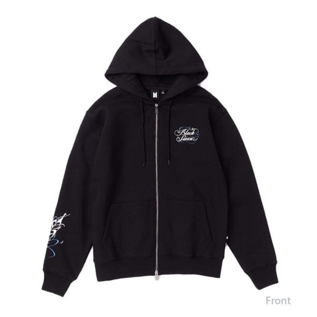 [READY] BTS OFFICIAL Black Swan Merchandise Zip Up Hoody Hoodie Jacket Weverse