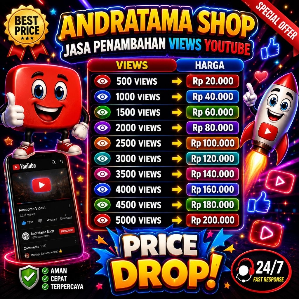 500 Views YouTube | Jasa tambah Views YT