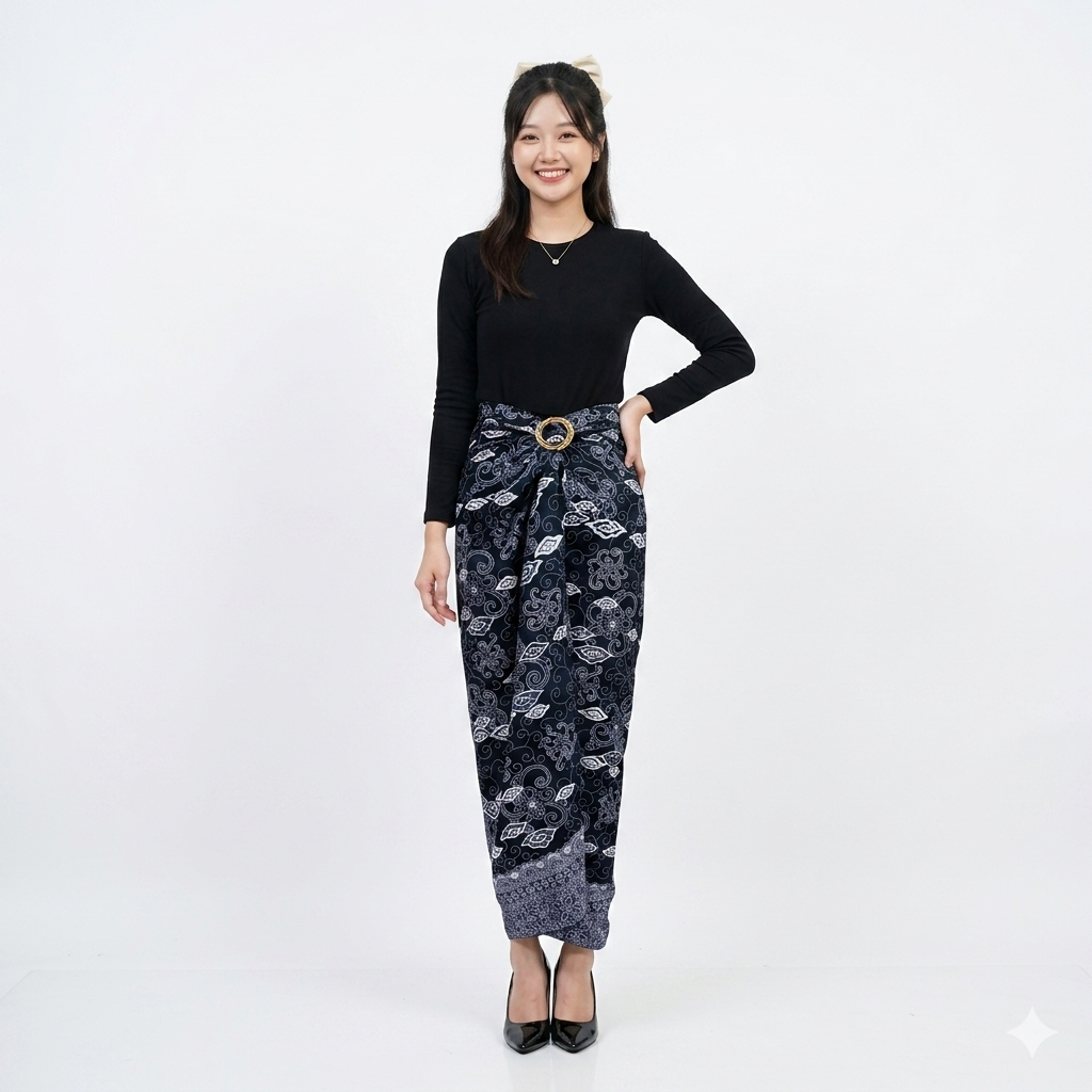 ROK LILIT BATIK BAWAHAN KEBAYA KAIN SERUT INSTAN FREE RING