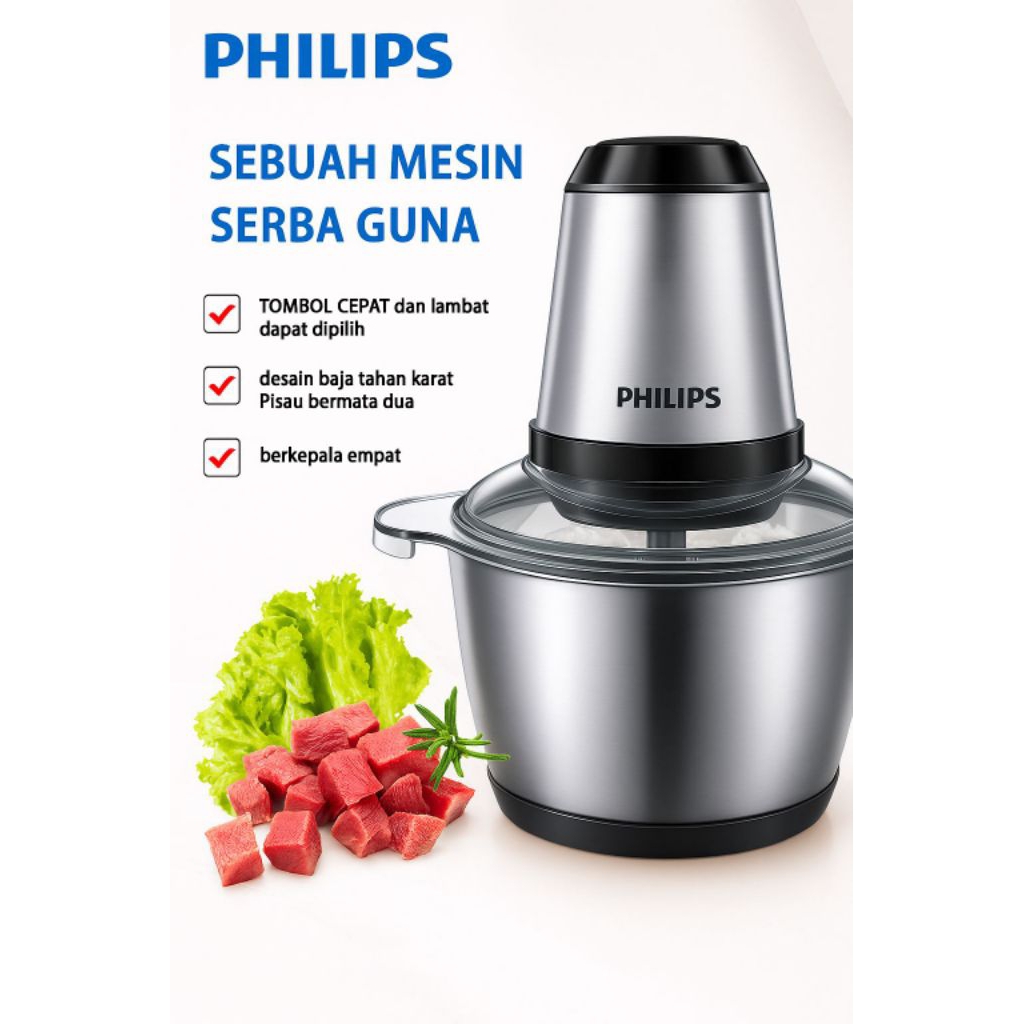 COVER BELENDER PENGGILINGAN DAGING DAN BUMBU SERBAGUNA ORIGINAL 2 LITER
