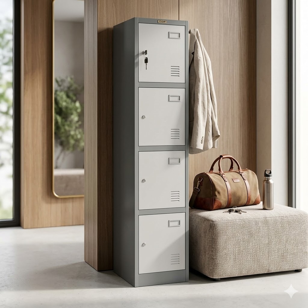 Locker 4 Pintu TOP LCTN4 locker besi 4 pintu Free Ongkir JABODETABEK