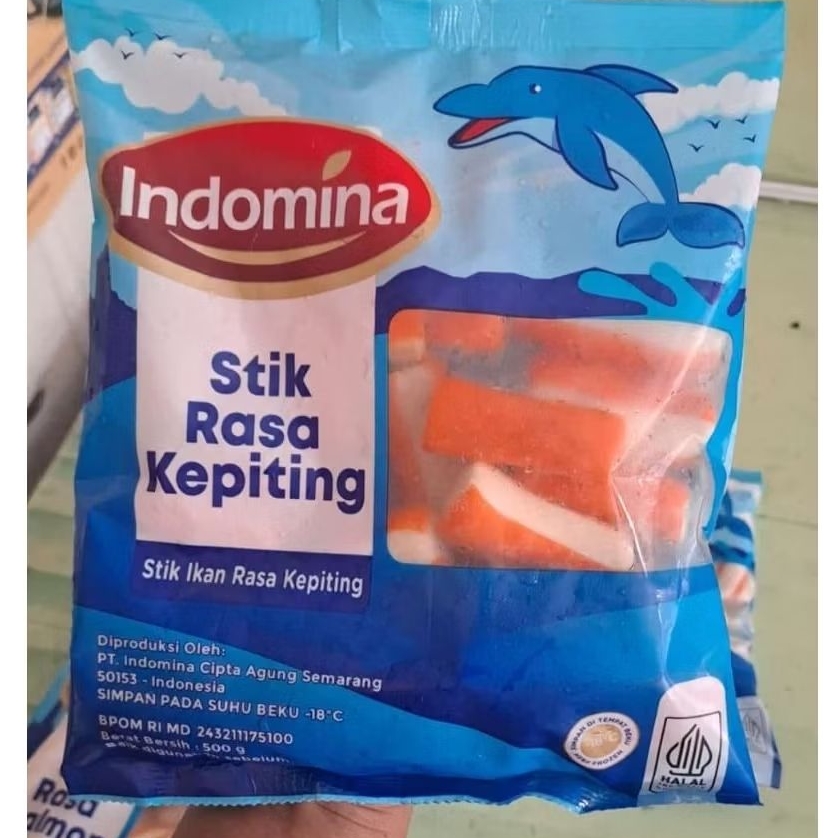 indomina crabstik 500gr/ stik kepiting indomina